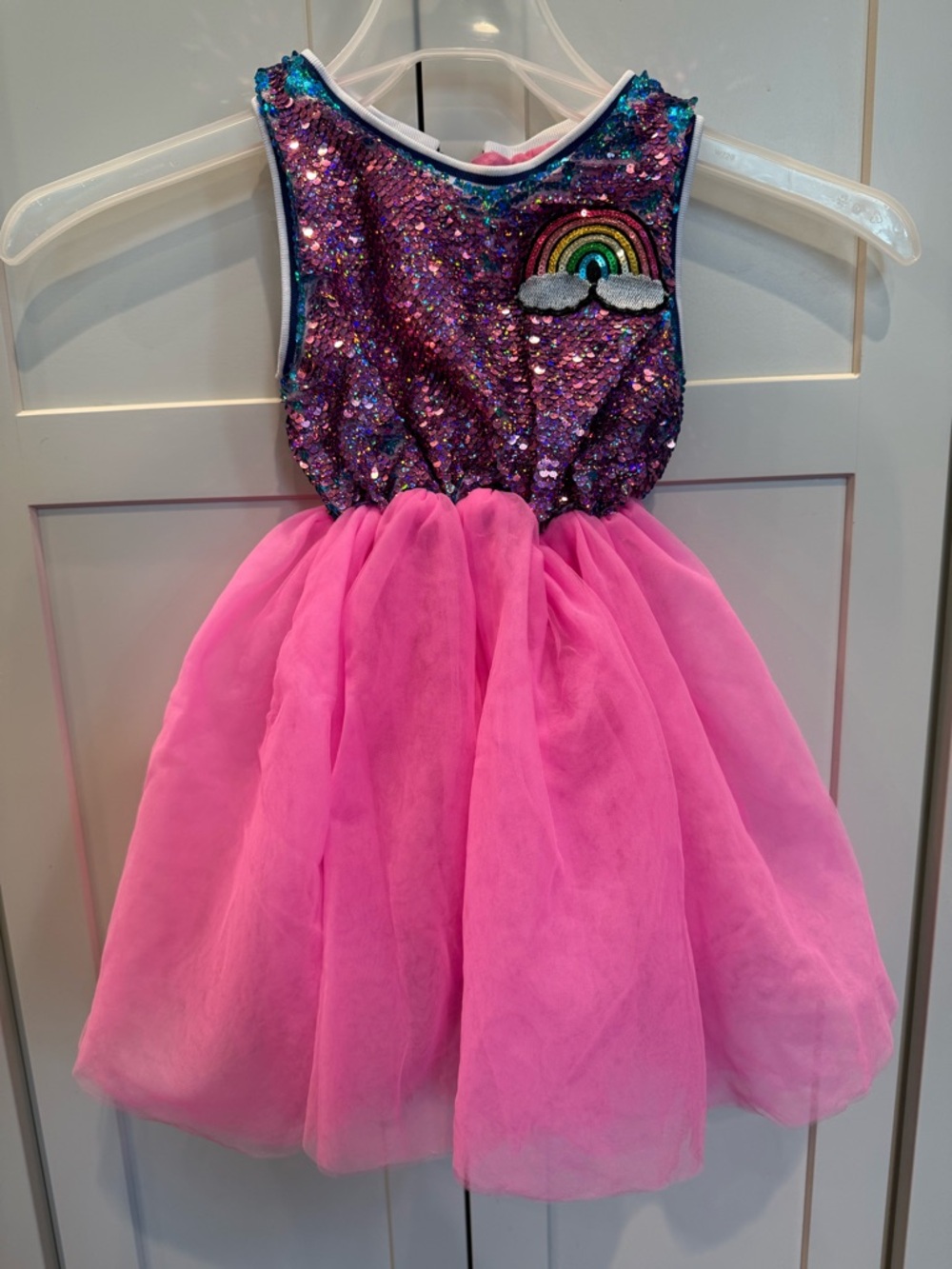 Lola + The Boys Rainbow Varsity Cheer Dress